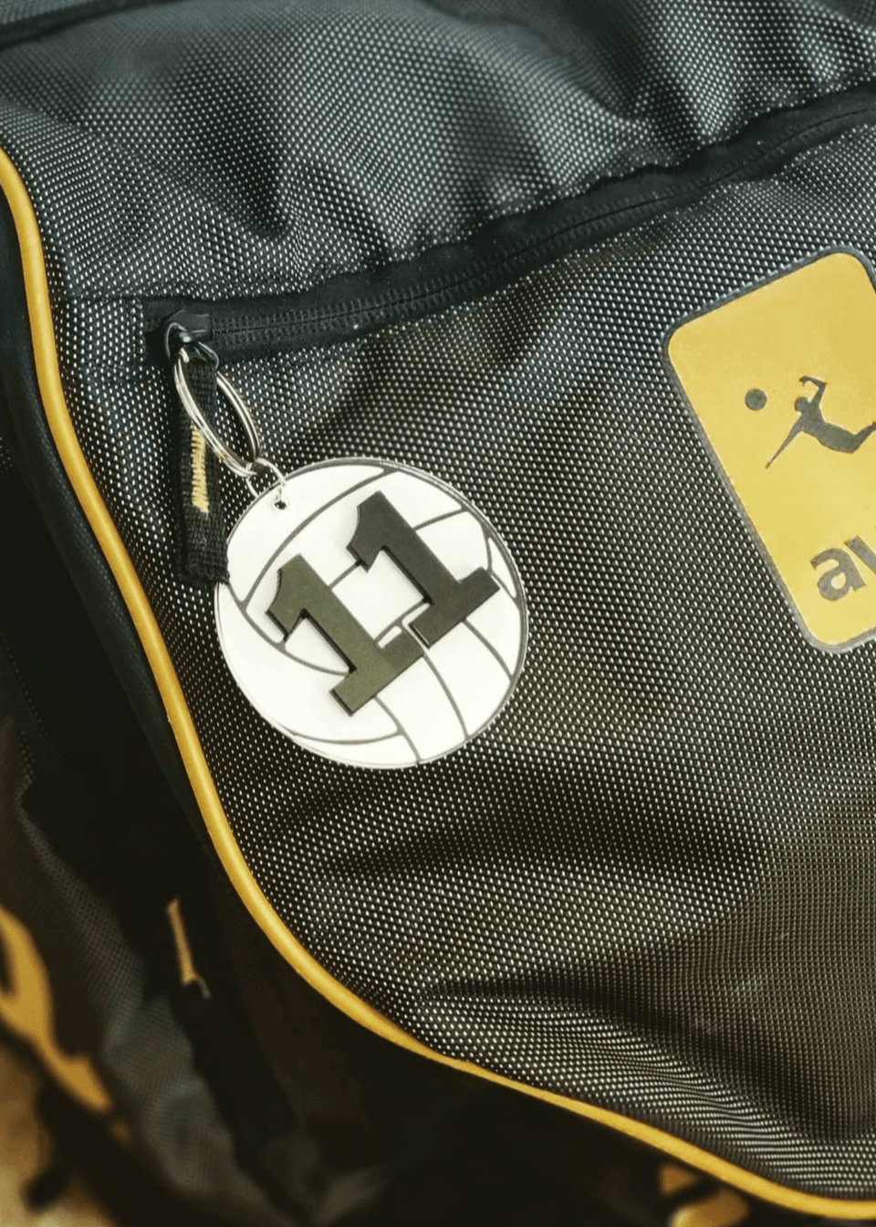 Numbered Personalized Volleyball Keychain #1 Seller - VidaVibe Volleyball